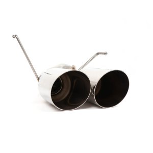 Subaru WRX Performance Exhaust - BLOX Racing - Muffler Delete / Axle Back Single Wall 4in - Polished Tips - `22-`27